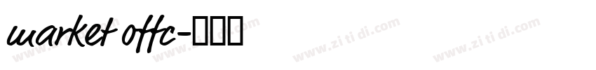market offc字体转换